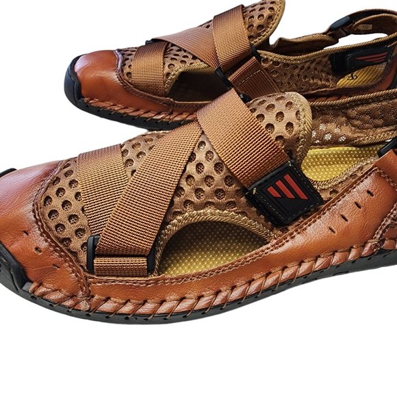 Summer Men\'s Sandals Hollow Breathable Mesh Shoes main image 7